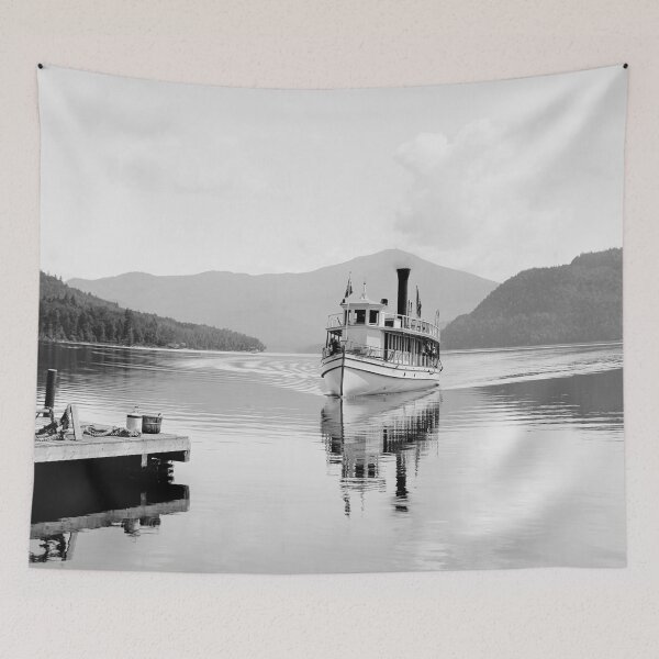 Item preview, Steamboat Doris on Lake Placid - Circa 1900 designed and sold by warishellstore.