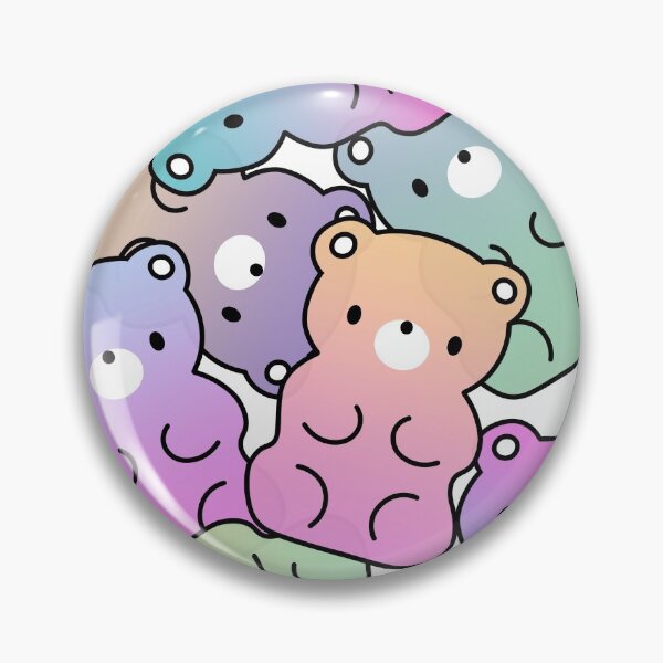 Item preview, Cute Rainbow Gummy Bear Design Kawaii Aesthetic Pastel Design designed and sold by mariekawaii.