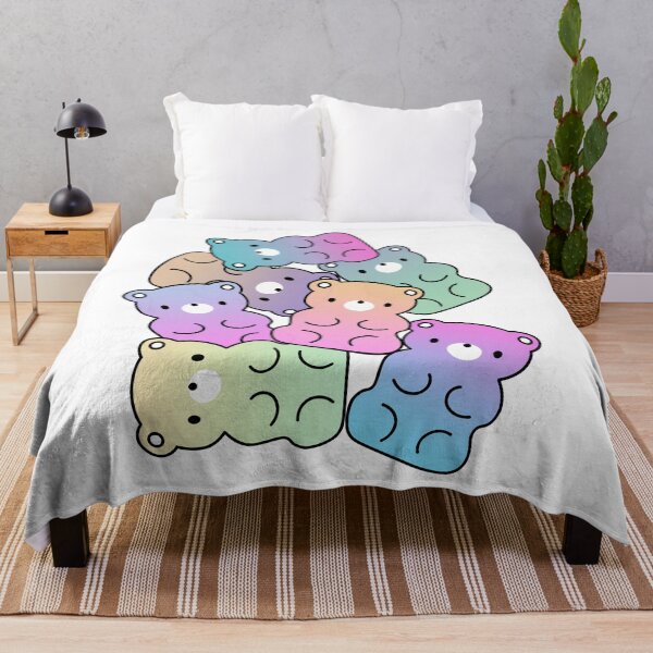 Item preview, Cute Rainbow Gummy Bear Design Kawaii Aesthetic Pastel Design designed and sold by mariekawaii.