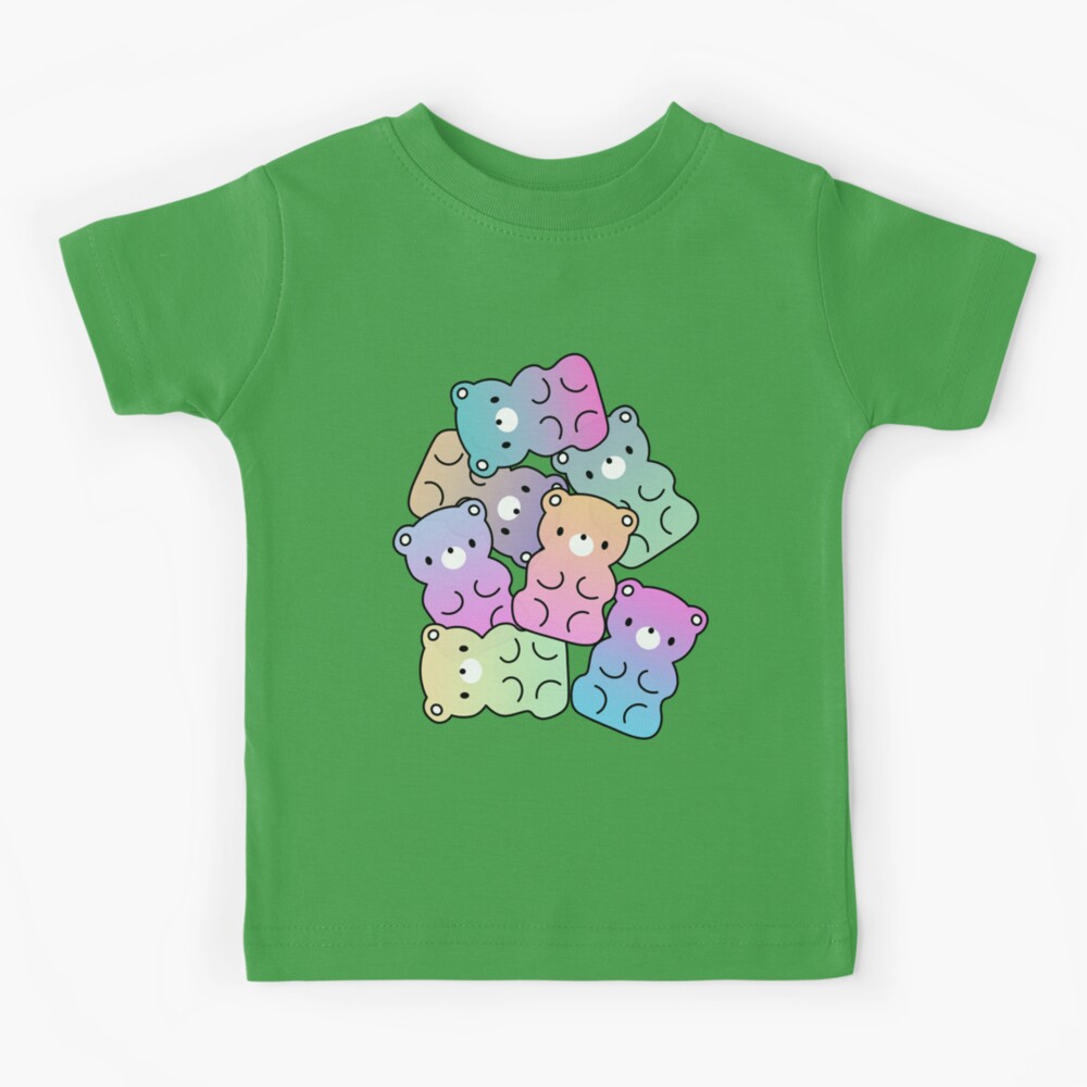 Cute Rainbow Gummy Bear Design Kawaii Aesthetic Te Tote Bag