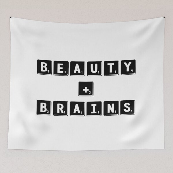 Item preview, Beauty Brains Block Text Designs designed and sold by MerciMe.