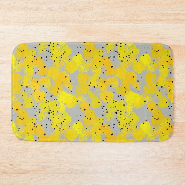 Item preview, Gray and Yellow Paint Pattern Design Repeat designed and sold by NancyMerkle.
