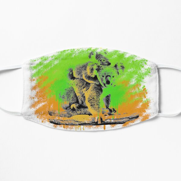 Koala Momma | Arte De Stencil Mascarilla plana