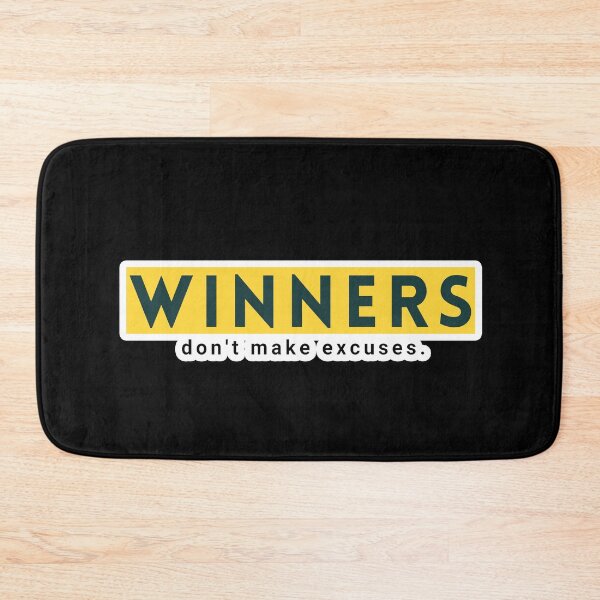 Item preview, Winners don't make excuses designed and sold by Zulfiqqar.