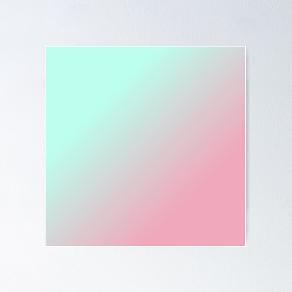 Pastel Ombre Millennial Pink Mint Gradient Background Abstract