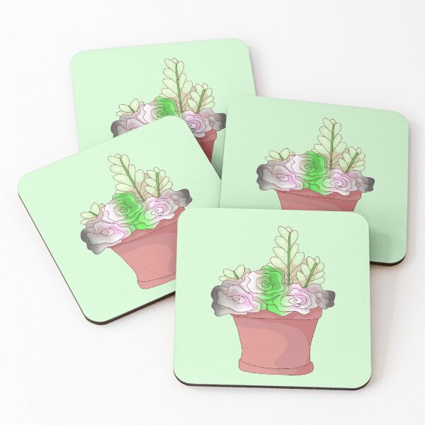 Item preview, Agender Pride Potted Plant designed and sold by ForTheFrogWar.