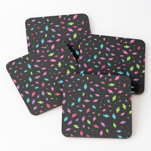 Item preview, colored candies, candy pattern, pink candies, blue candies designed and sold by angelescar.