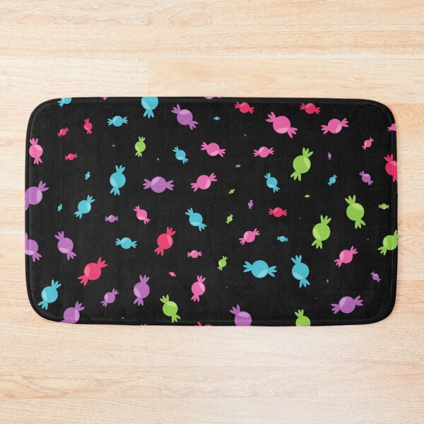 Item preview, colored candies, candy pattern, pink candies, blue candies designed and sold by angelescar.