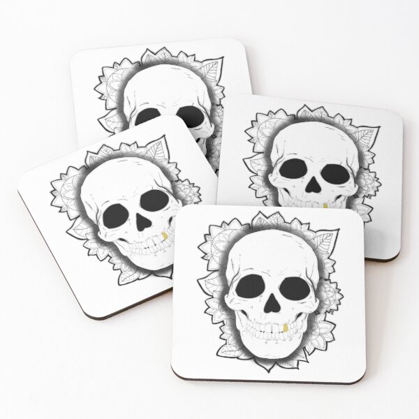 Item preview, Floral Skull designed and sold by Popculturegay.