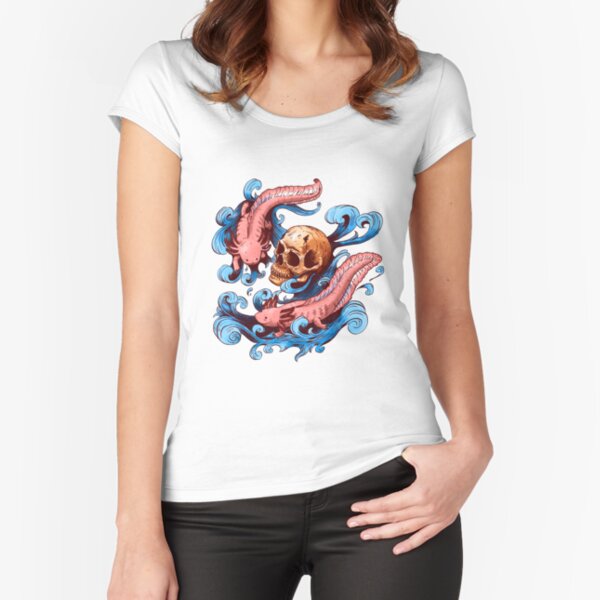 Axolotl Sugar Skull Mexican Bone Flowers - Axolotl Gifts - T-Shirt sold by  Gene, SKU 1790872