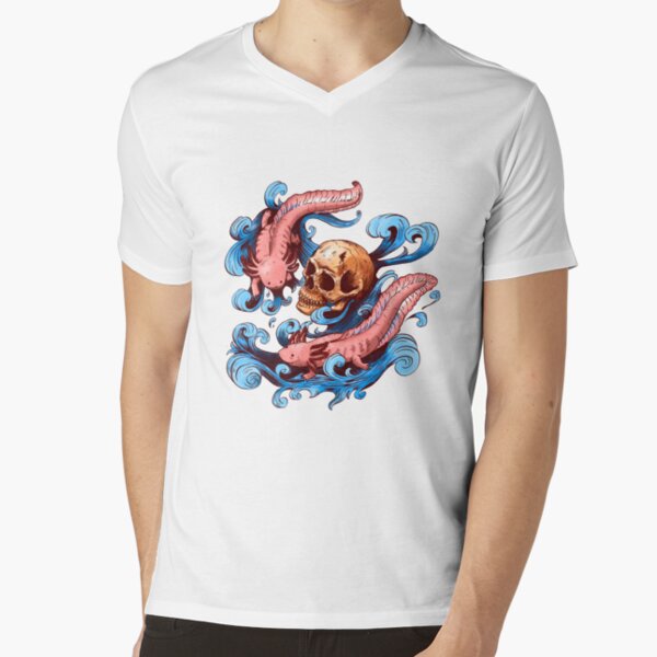 Item preview, axolotl skull, axolotl designed and sold by jeartem.