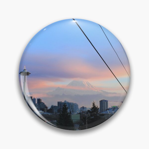 Item preview, Mount Rainier Behind Seattle Sunset designed and sold by Zach Auerbach.