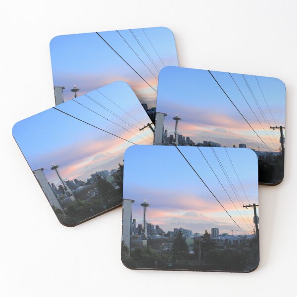 Item preview, Mount Rainier Behind Seattle Sunset designed and sold by Zach Auerbach.