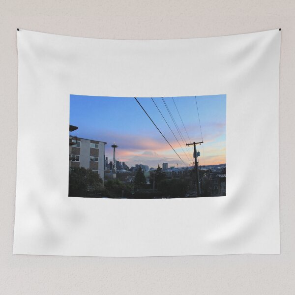 Item preview, Mount Rainier Behind Seattle Sunset designed and sold by Zach Auerbach.