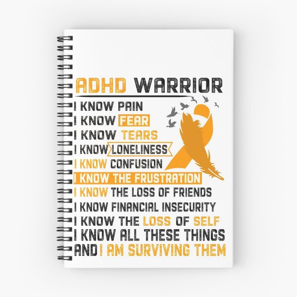 Item preview, I Am ADHD Warrior, I Know All These Things and I Am Surviving Them designed and sold by DianabellShop.