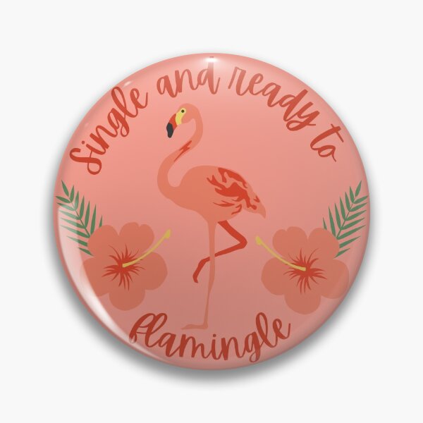 Item preview, Single and Ready to Flamingle Flamingo designed and sold by TipToppity.