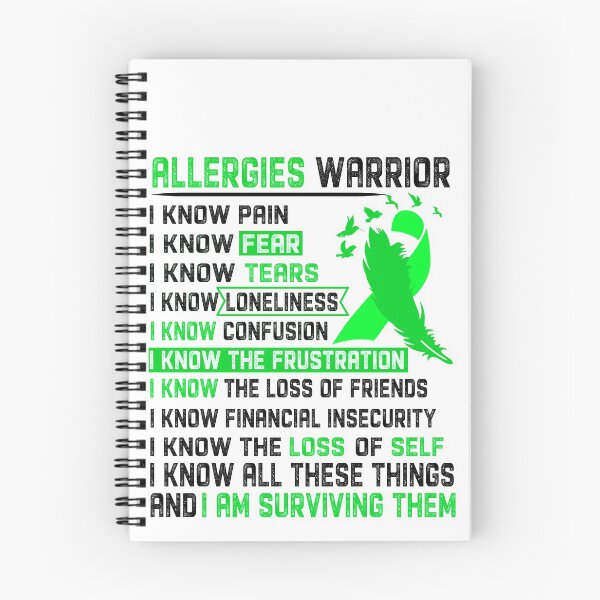 Item preview, I Am Allergies Warrior, I Know All These Things and I Am Surviving Them designed and sold by DianabellShop.