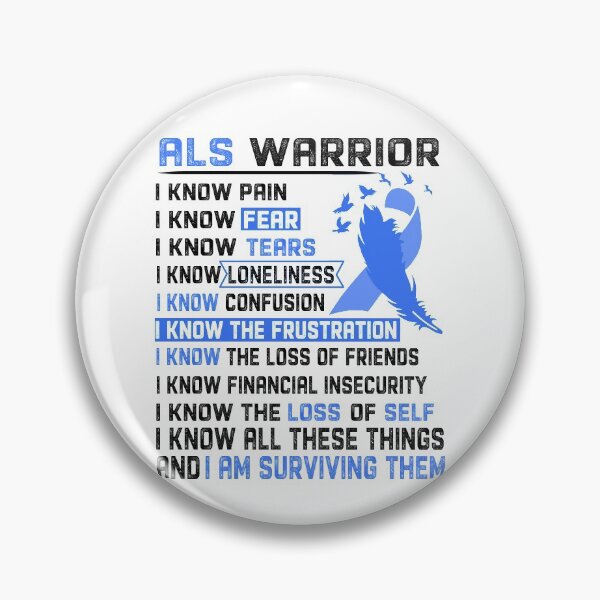 Item preview, I Am ALS Warrior, I Know All These Things and I Am Surviving Them designed and sold by DianabellShop.