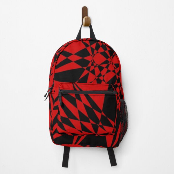 Item preview, Red black geometric pattern designed and sold by Creativeart1974.