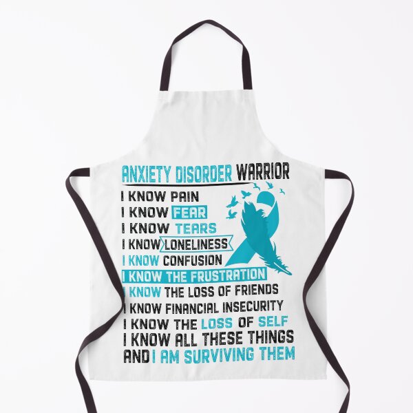 Item preview, I Am Anxiety Disorder Warrior, I Know All These Things and I Am Surviving Them designed and sold by DianabellShop.