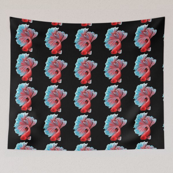 Item preview, Betta Fish Freshwater Fish designed and sold by MinimalTag.