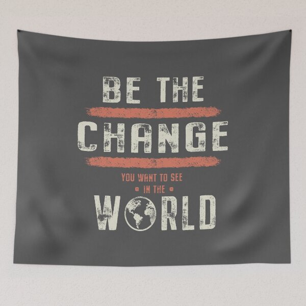 Item preview, Be The Change You Want To See In The World T-shirt designed and sold by C3J7.