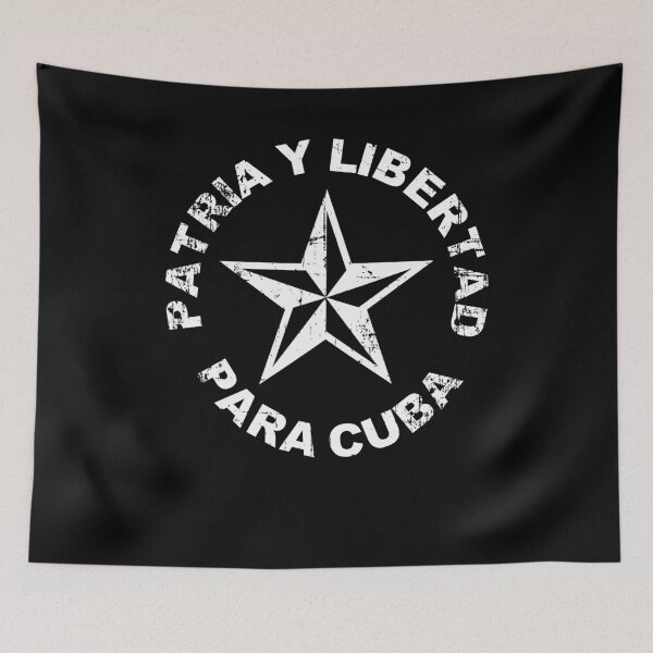 Item preview, Patria y libertad para Cuba designed and sold by Rustic Valley Studio.