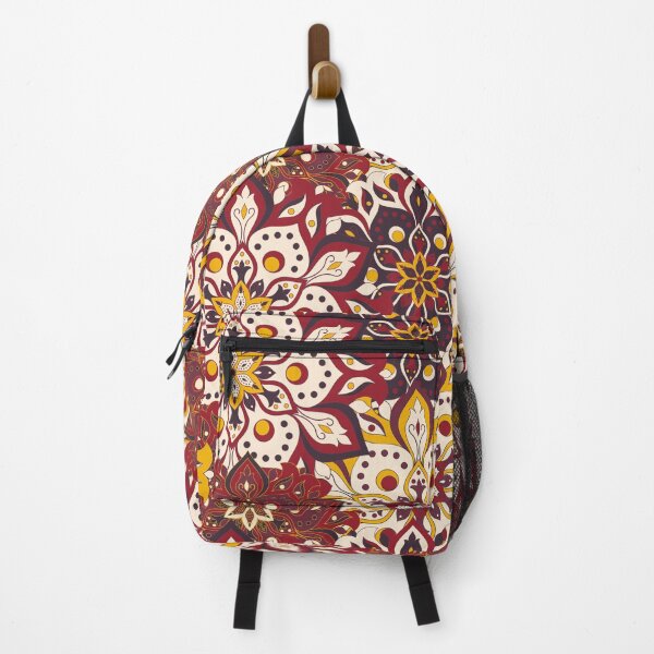 Item preview, Seamless floral luxury hand drawn mandala designed and sold by Qitchup.