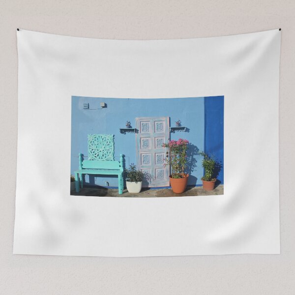 Item preview, Blue Wall and Bench designed and sold by Zach Auerbach.