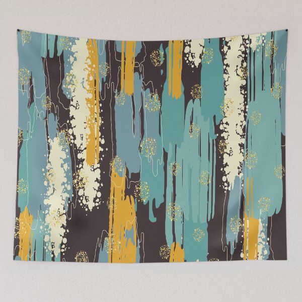 Item preview, Abstract Colorful modern shapes seamless pattern   designed and sold by Qitchup.