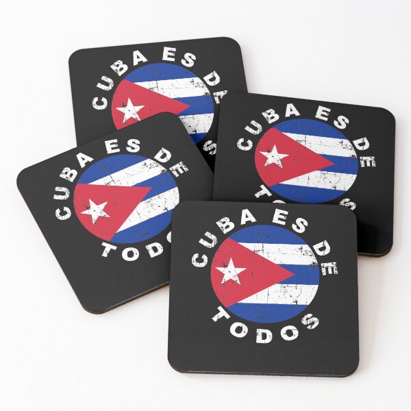 Item preview, Cuba es de todos vintage flag designed and sold by Rustic Valley Studio.