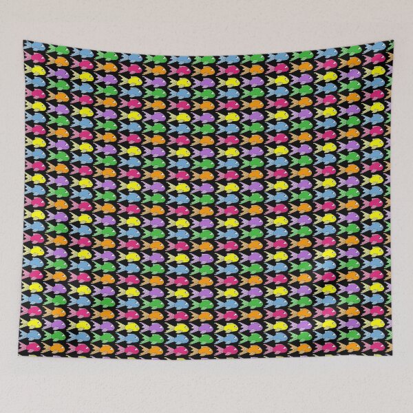 Item preview, Smirking Multicolored fish designed and sold by CDEuphoria.