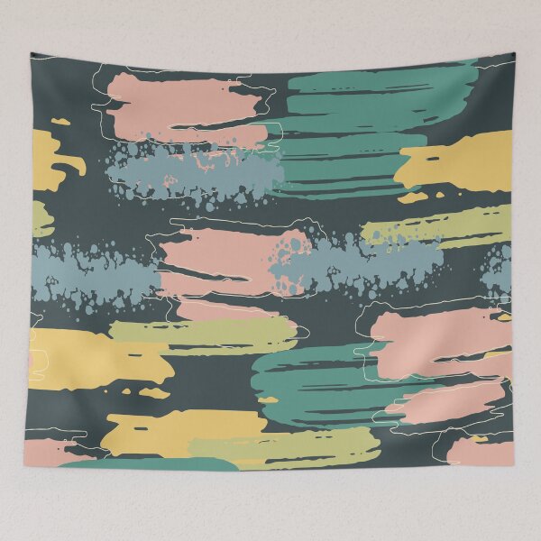 Item preview, Abstract Colorful modern shapes seamless pattern   designed and sold by Qitchup.