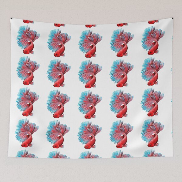 Item preview, Betta Fish Freshwater Fish designed and sold by MinimalTag.