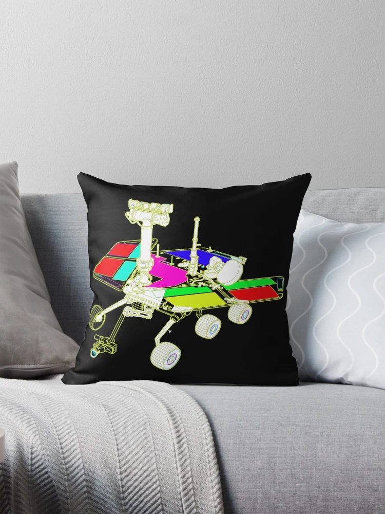 Thumbnail 1 of 4, Pillow, Perseverance Mars Rover - Curiosity Rover designed and sold by Viktor Kabbach.
