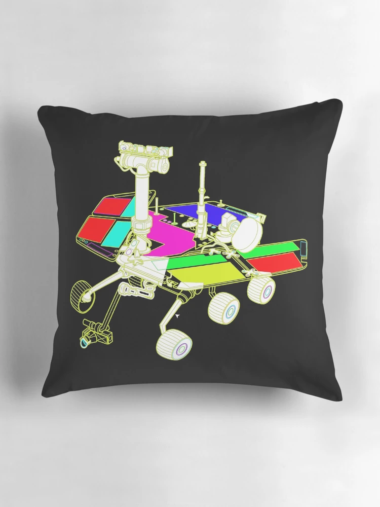 Thumbnail 3 of 4, Pillow, Perseverance Mars Rover - Curiosity Rover designed and sold by Viktor Kabbach.