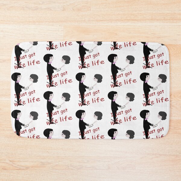 Item preview, I just got wife, life. Wedding Day Humor designed and sold by luvmhykdesigns.