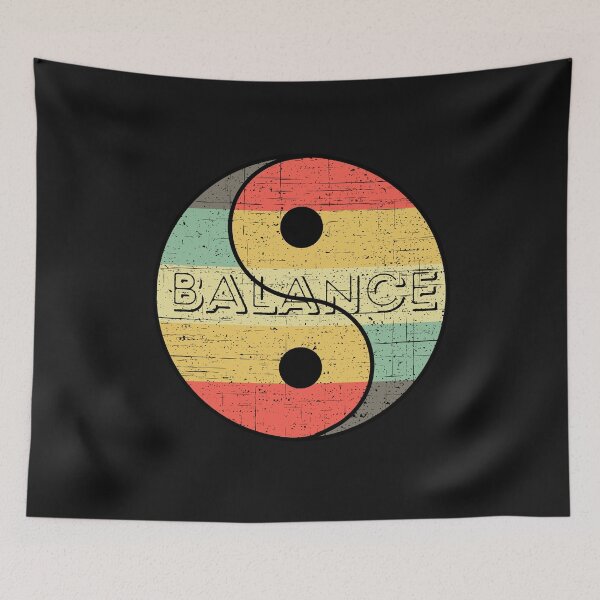 Item preview, Yin Yang Balance Retro Sunset  designed and sold by FTAPS.