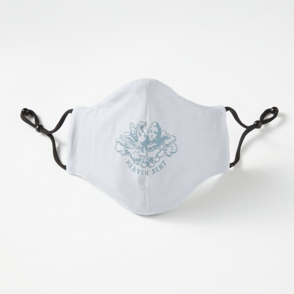 "Heaven Sent" Angels Light Blue Graphic Fitted 3-Layer