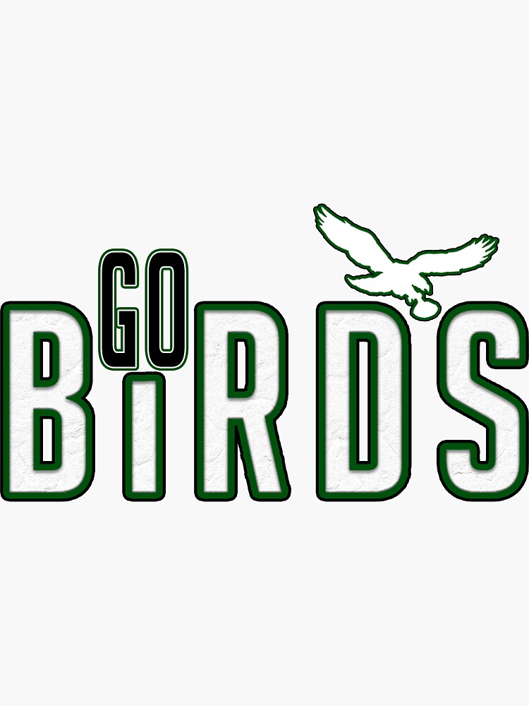 Go BIRDS! Sticker for Sale by Zach Patterson