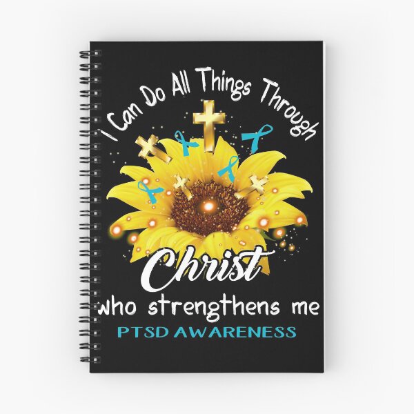 Item preview, I Can Do All Things Through Christ Who Strengthens Me PTSD Awareness designed and sold by rechardtee.