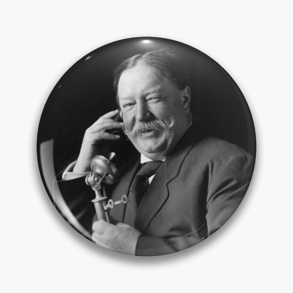 Item preview, William Howard Taft Smiling During A Telephone Call - 1908 designed and sold by warishellstore.