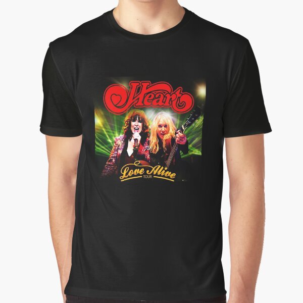 heart rock band shirt