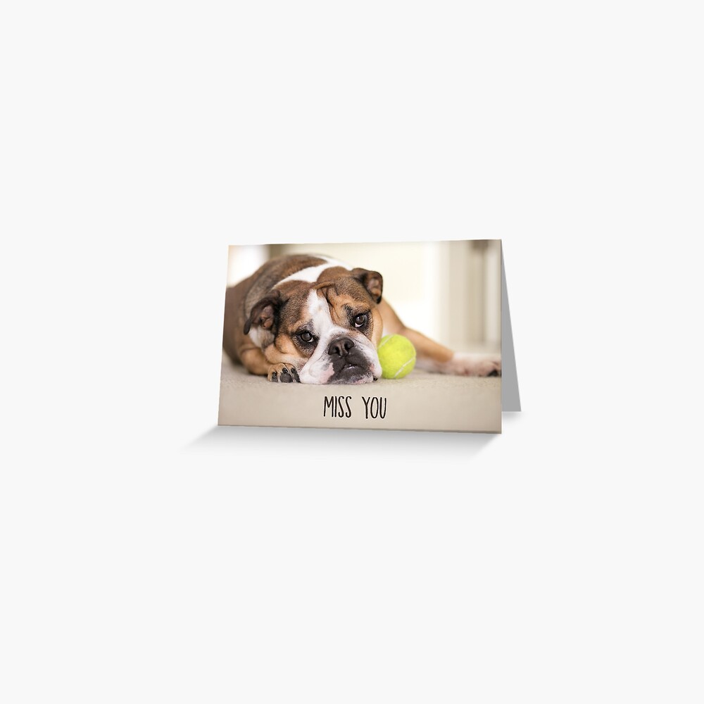 Miss You Greeting Card