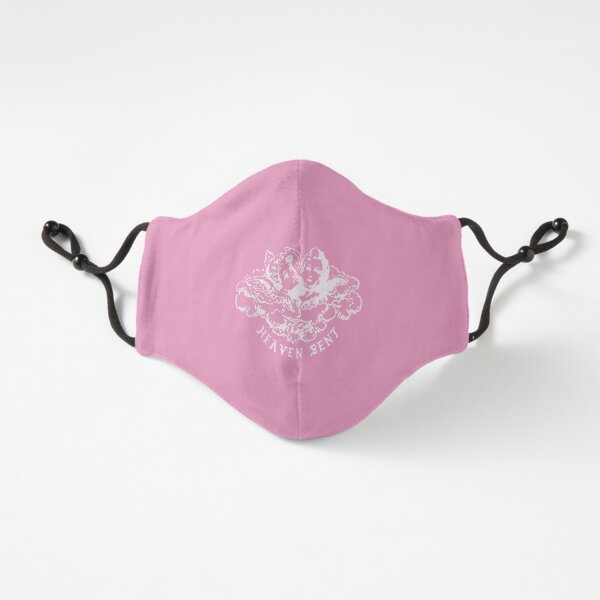 "Heaven Sent" Angels Pink and White Graphic Fitted 3-Layer