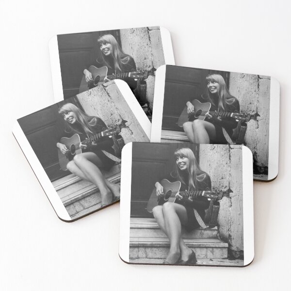 Item preview, Joni Mitchell & Guitar designed and sold by Perlashop1.