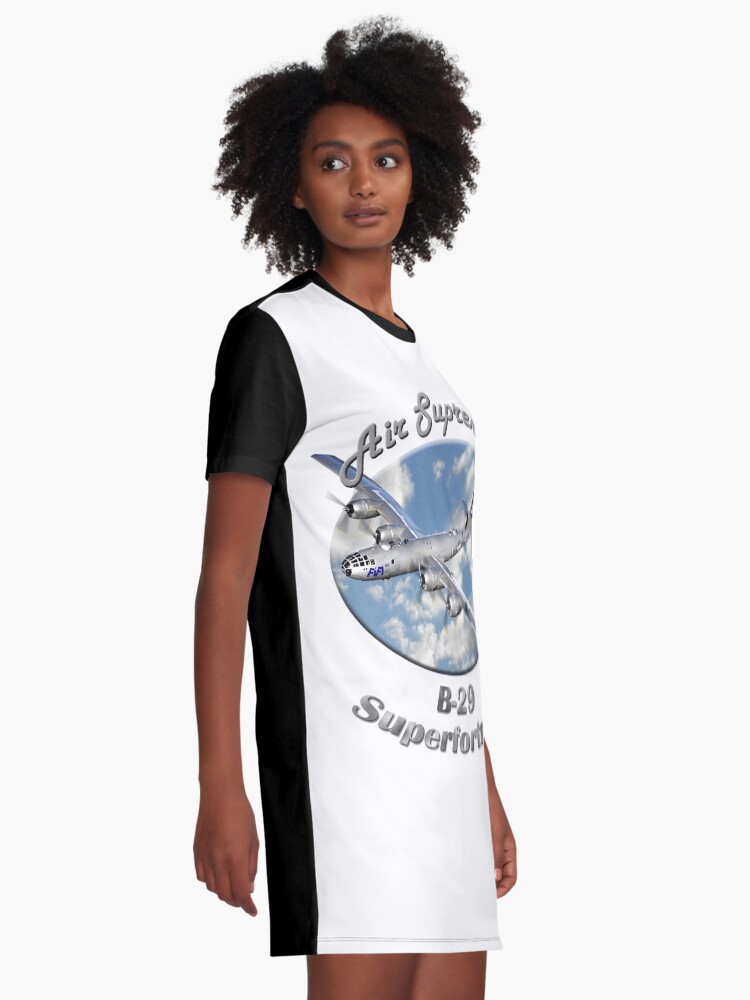 Alternate view of B-29 Superfortress Air Supremacy Graphic T-Shirt Dress