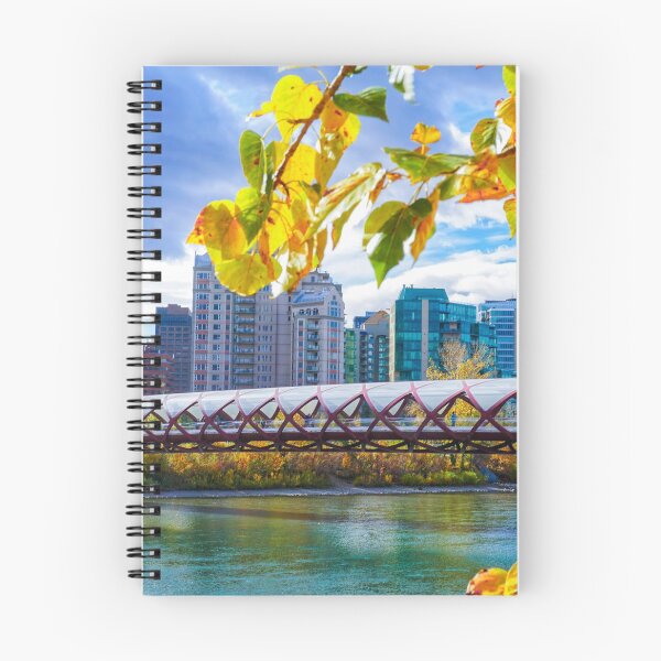 Item preview, Autumn Scene at Calgary's Peace Bridge  designed and sold by Sylvia Wong.