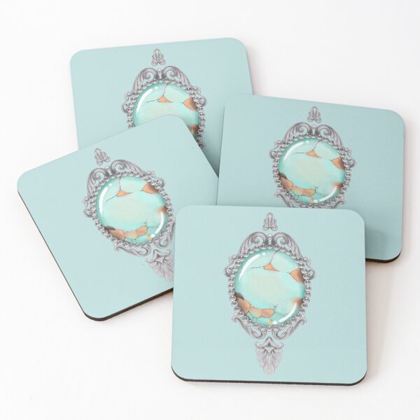 Item preview, Vintage Turquoise birthstone frame designed and sold by Bekka Luna.