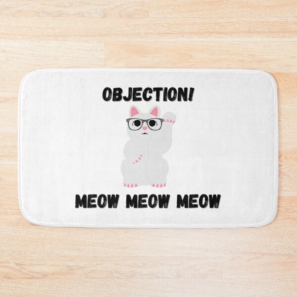 Item preview, Objection! Meow designed and sold by coloronym.